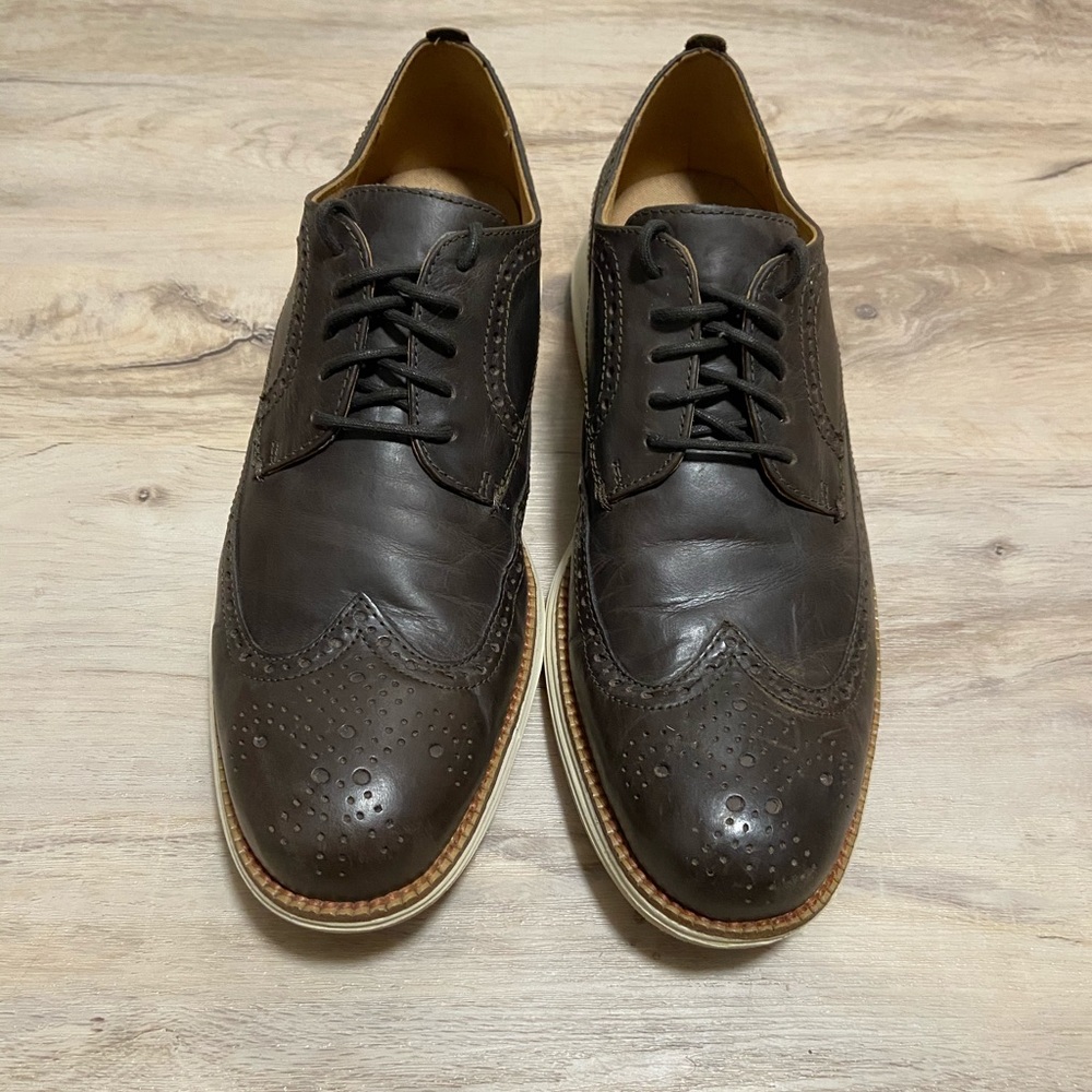 Cole Haan GrandØS Dress Shoes. 10. Brown.